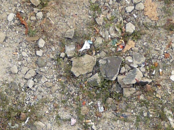 garbage on the ground texture